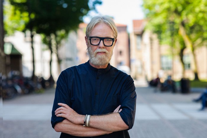 <figcaption>Kunstnerforbundets nye daglige leder, Lars Sture — Foto: Kaja Bruskeland</figcaption>