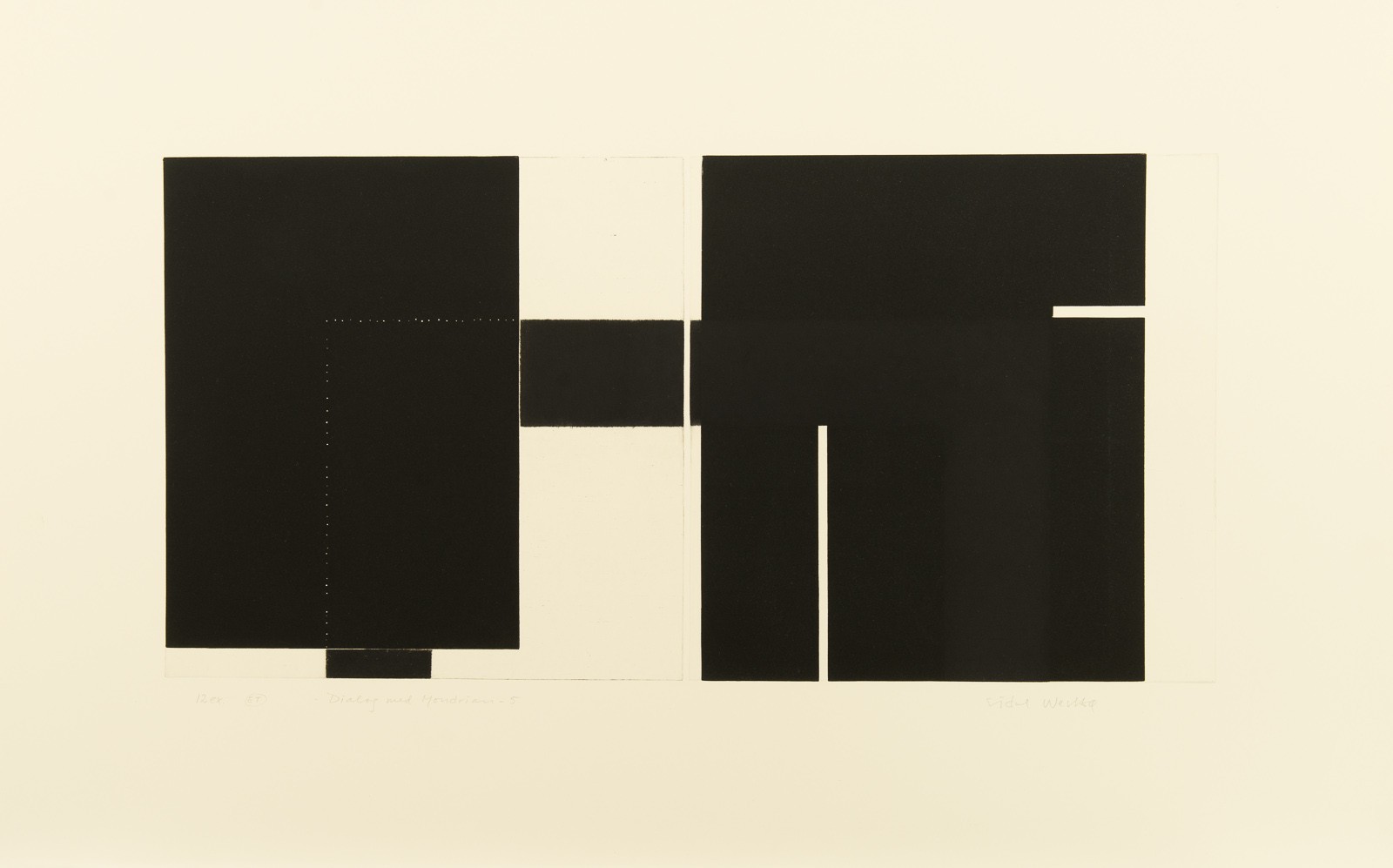 Dialog med Mondrian 5 (1999) — Sidsel Westbø