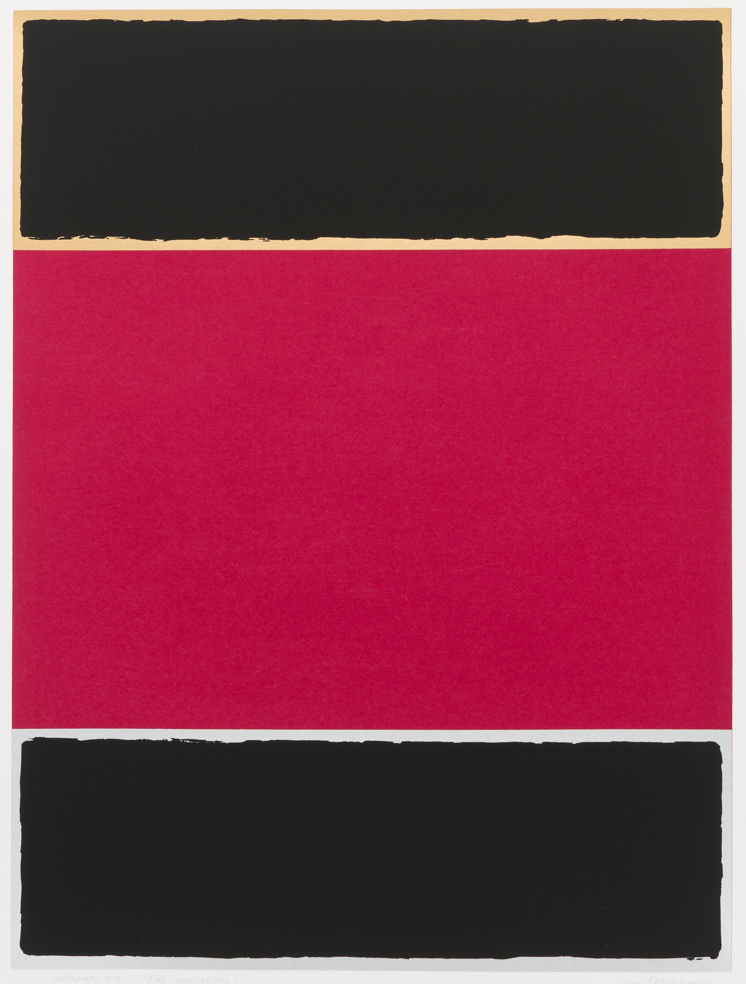 Rød horisontal (1990) — Terje Roalkvam