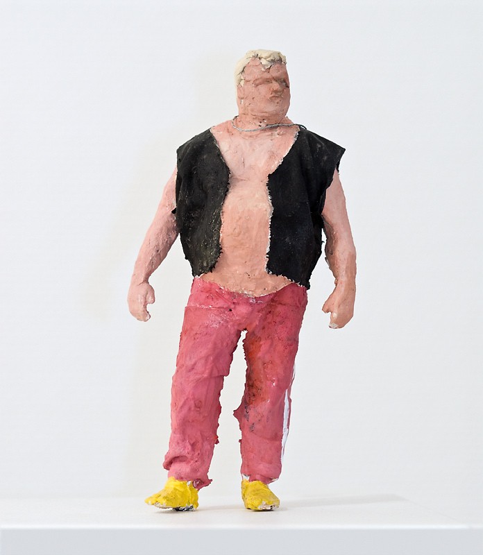 Mann m/ rosa joggebukser (2009) — Gisle Harr