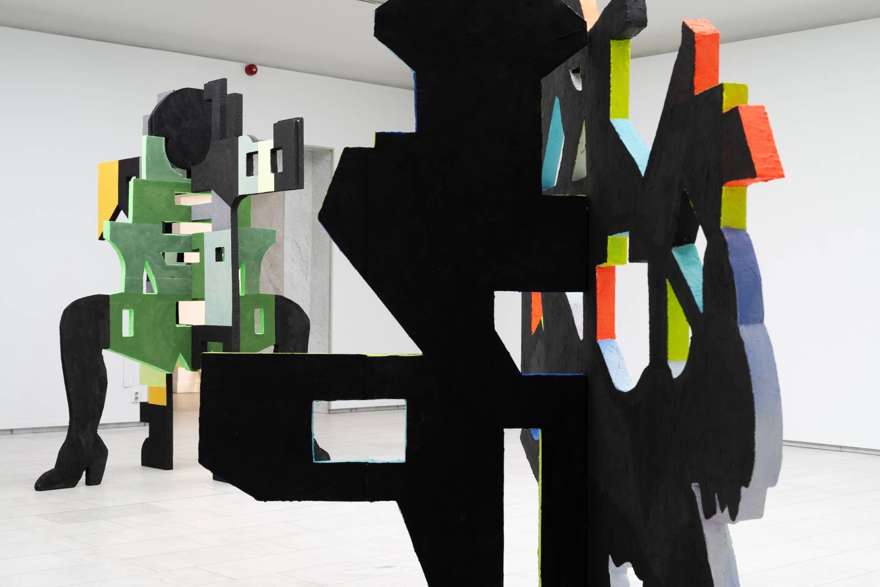 Installasjonsbilde, Et sted mellom 2d og 3d (2021) — Elise Storsveen