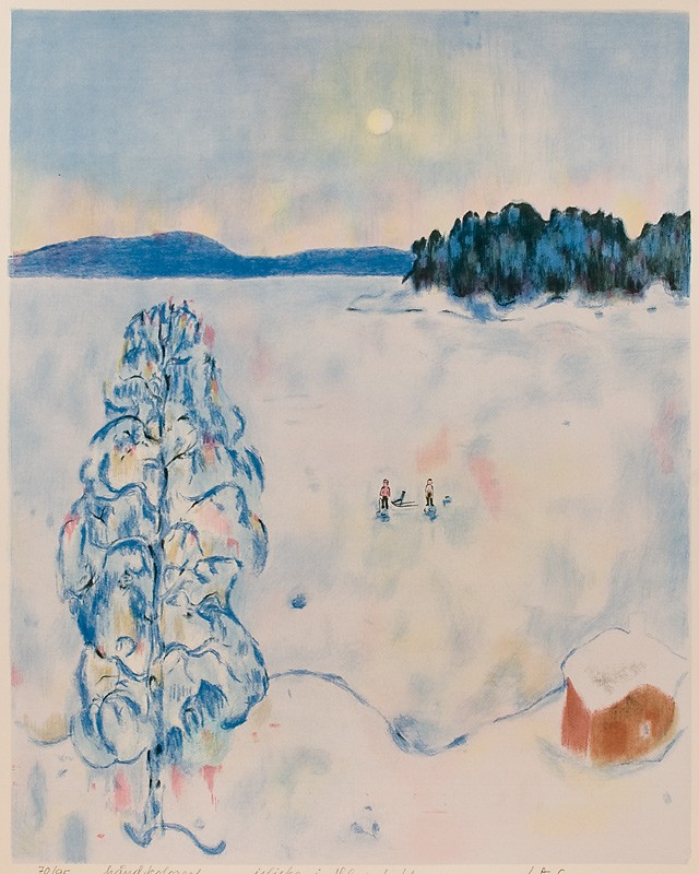 Isfiske i Holmenbukta (2011) — Victor Sparre