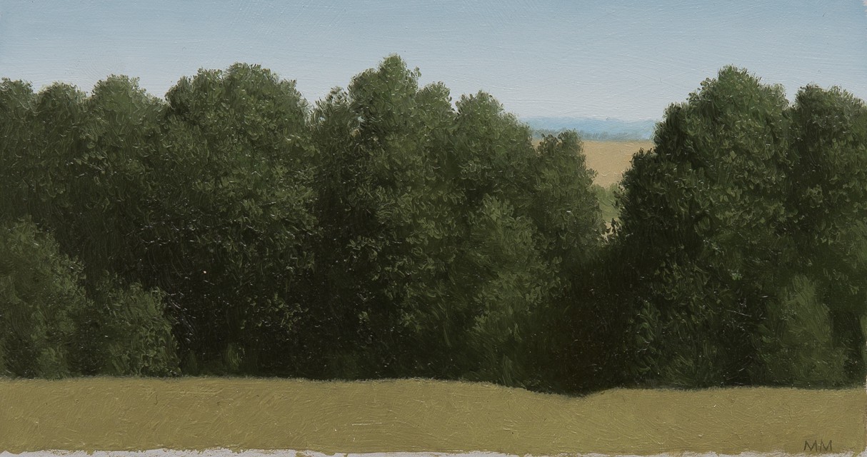 Skogbryne, studie av løvverk (2014) — Marius Moe