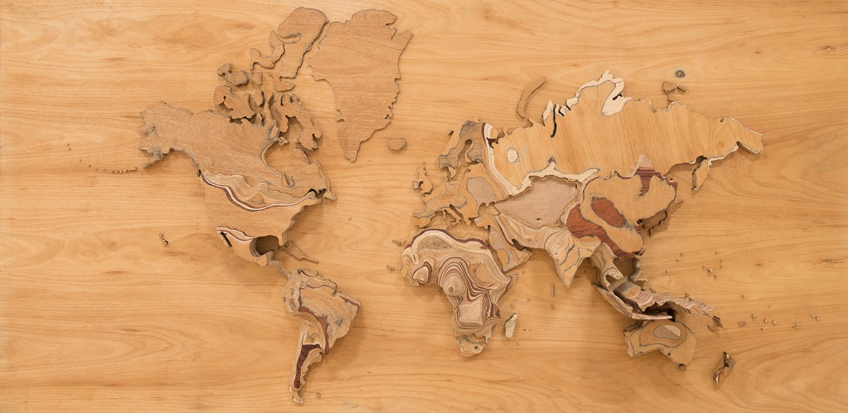 “Global Lingua topography” (2014) — Victor Mutelekesha