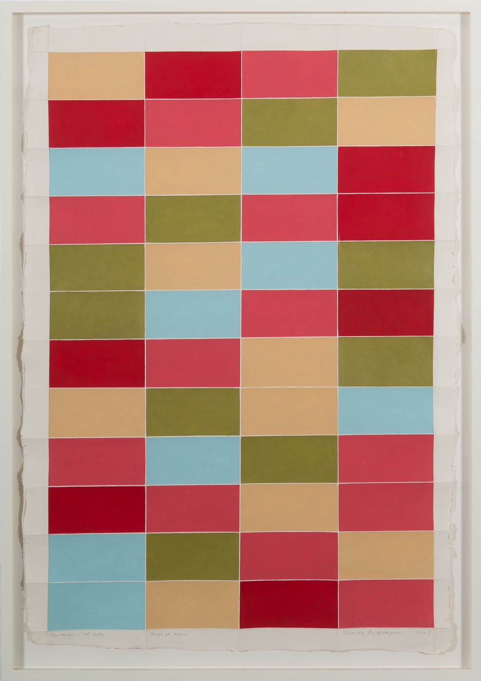 Fire farger i 48 ruter (2015) — Wenche Gulbransen