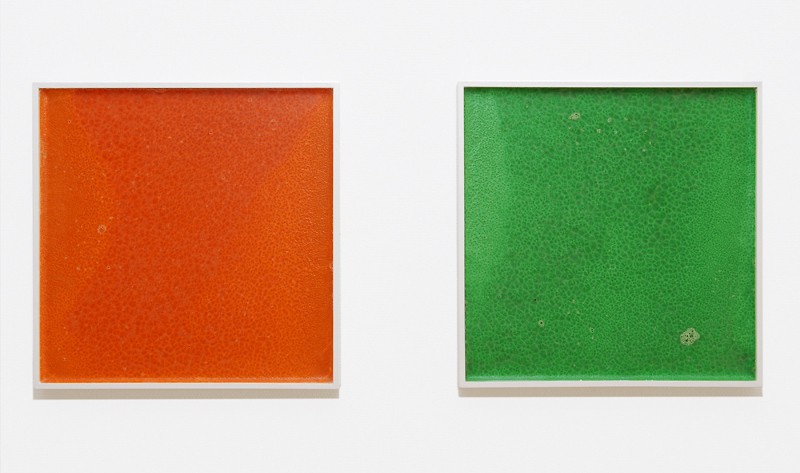 Uten tittel ( orange) og Uten tittel (grønn) (1995) — Jeannette Christensen