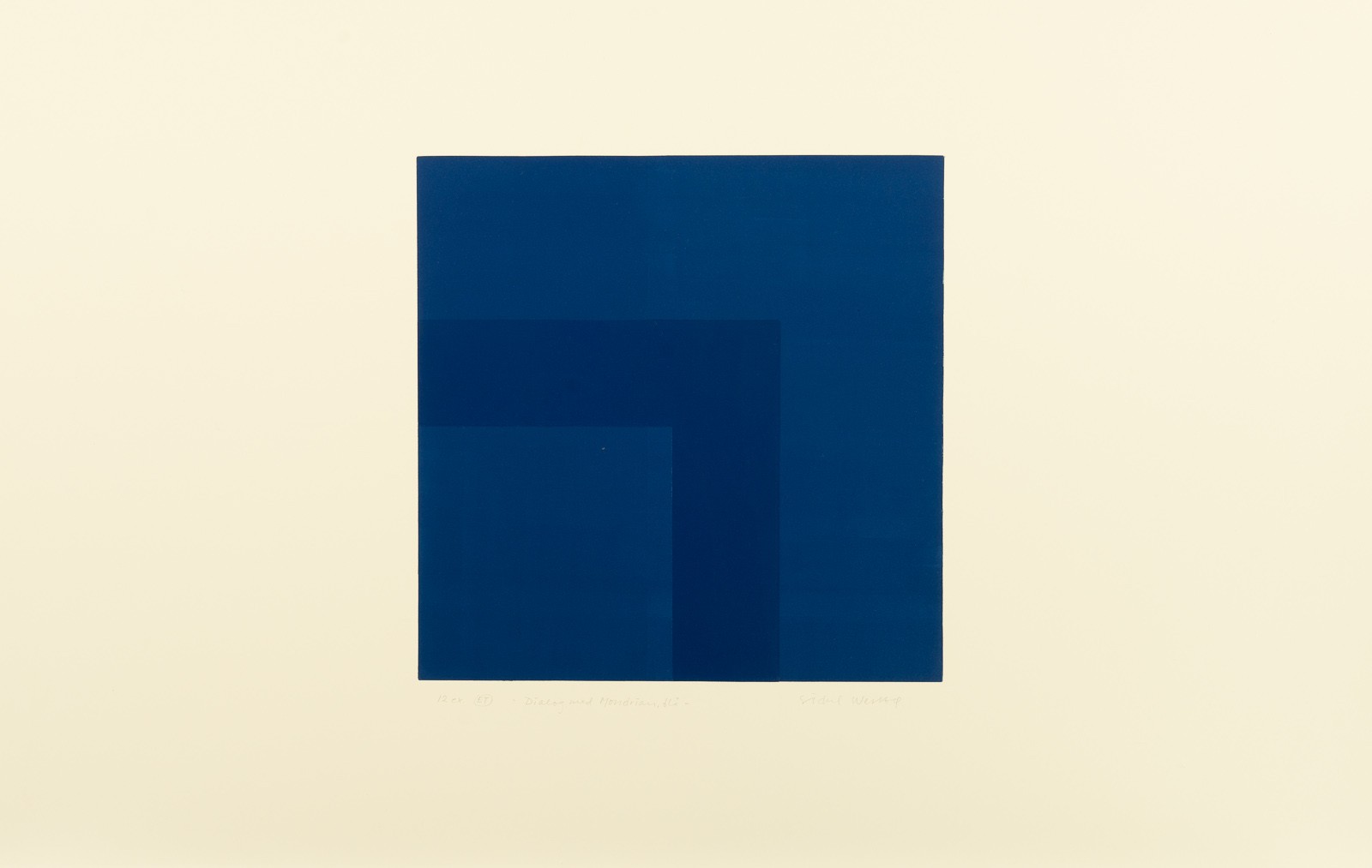 Dialog med Mondrian -blå (1999) — Sidsel Westbø