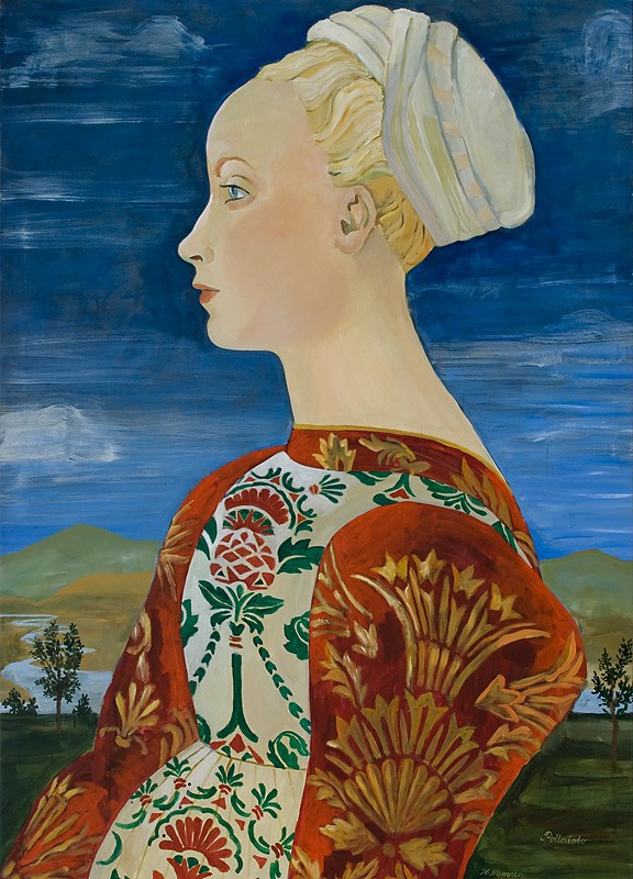 Portrett, forstørret Pollaiolo - 1443-1496 (2012) — Hilde Vemren