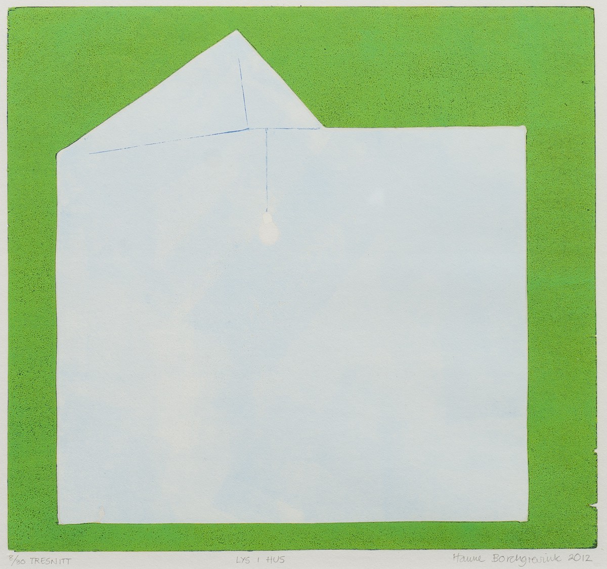 Lys i hus, grønt (2012) — Hanne Borchgrevink